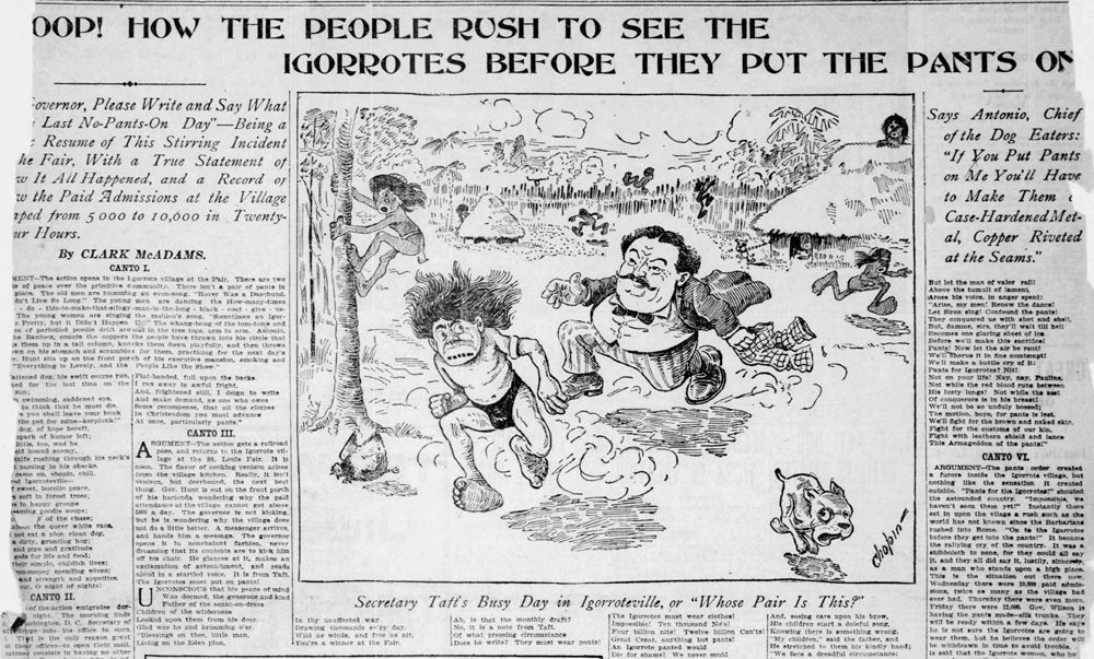 Racism was evident in fair exhibits and coverage